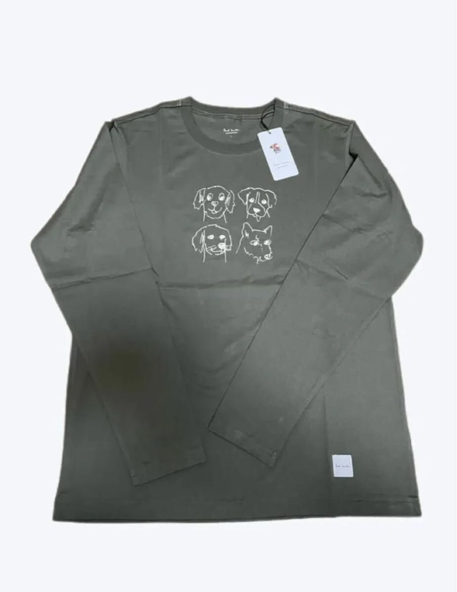 ポールスミス ロンT ルームウェア 7025 カーキ サイズM拍卖