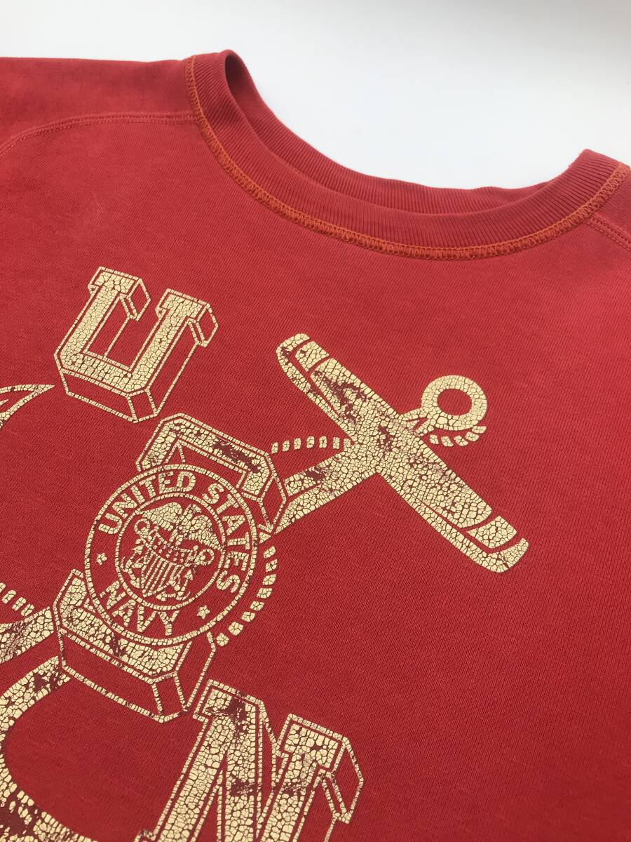 BUZZ RICKSON'Sバズリクソンズ USN スウェット /赤/M/リアルマッコイ フリーホイラーズ拍卖