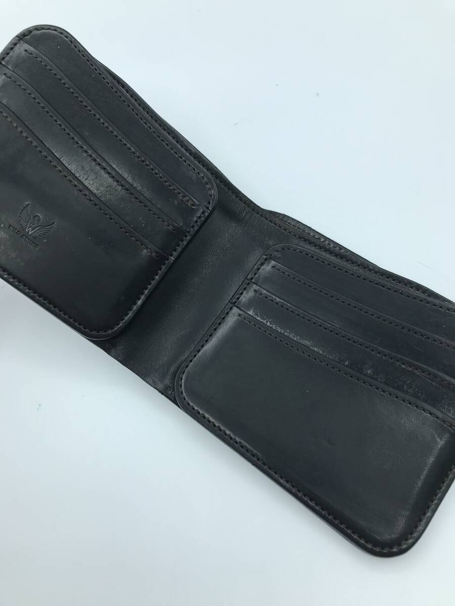 ワイルドスワンズ スワンロゴ フリッカー2 二つ折り 財布/黒/ガンゾ ホワイトハウスコックス ポーター拍卖