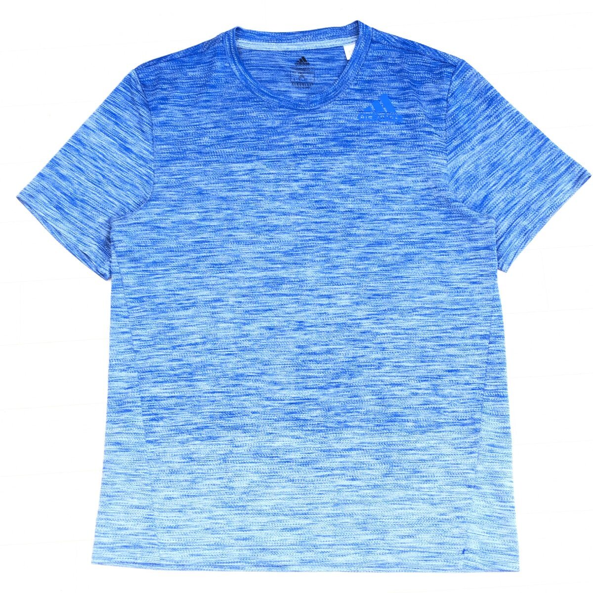 極美品 adidas アディダス AEROREADY グラデーション トレーニングシャツ S 青系 ブルー系 半袖 Tシャツ パフォーマンスフィット スポーツ拍卖