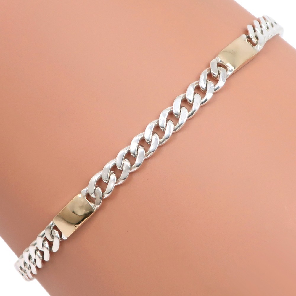 ブレスレット K10ゴールド×シルバー925 約7.3g レディース【I203124134】中古拍卖