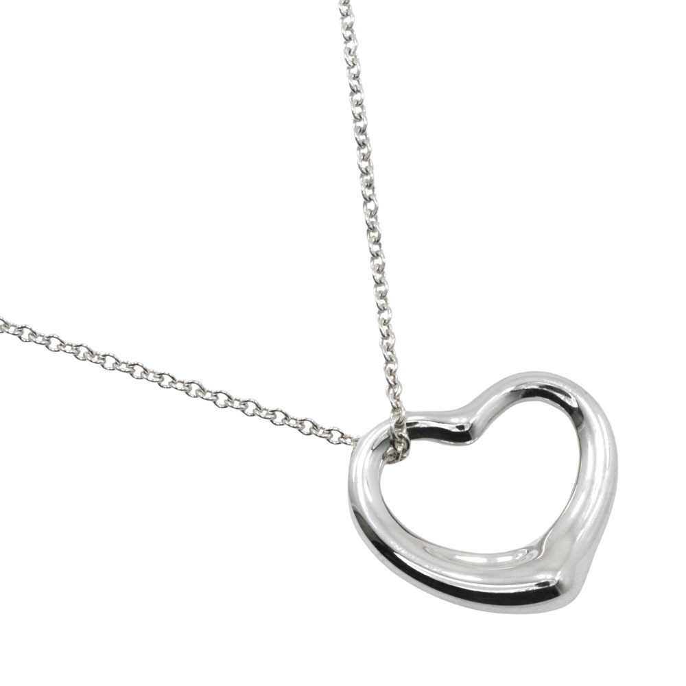 TIFFANY&Co. ティファニー オープンハート エルサ・ペレッティ ネックレス シルバー925 約6.7g レディース【I130325071】中古拍卖