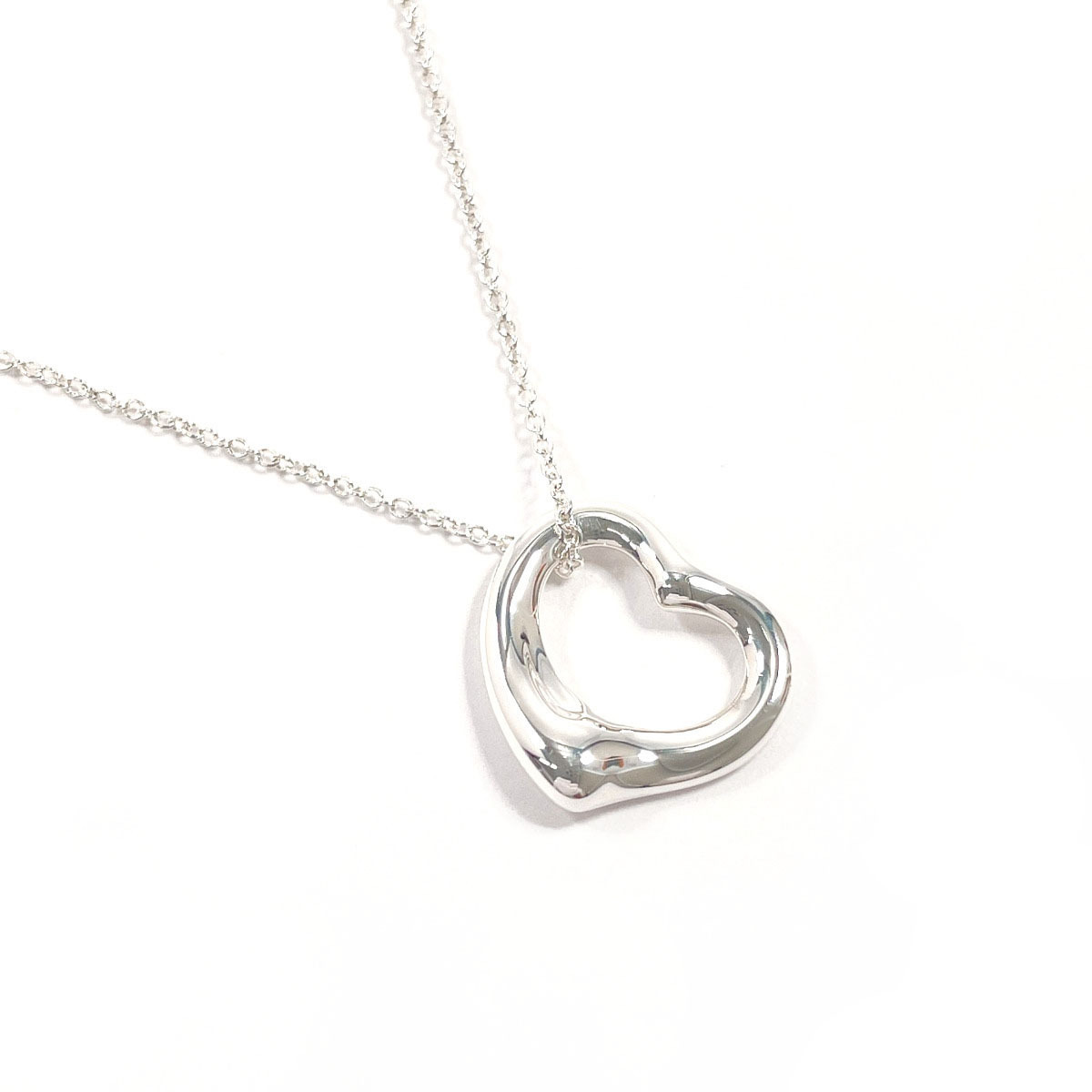 ティファニー TIFFANY&Co. ネックレス オープンハート エルサペレッティ シルバー925 アクセサリー 新品仕上げ済み拍卖