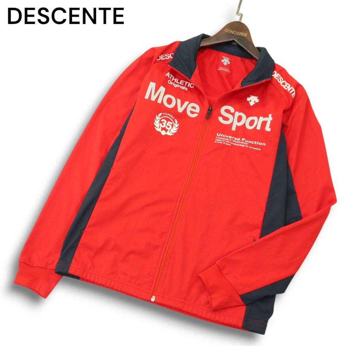 DESCENTE デサント 通年 Move Sport★ ドライ トランスファー トレーニング ジャケット ブルゾン Sz.M メンズ拍卖