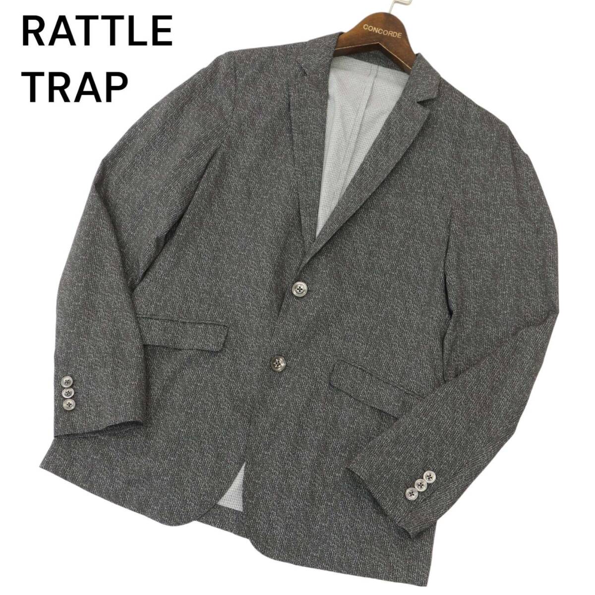 RATTLE TRAP ラトルトラップ メンズビギ 春夏 2B テーラード ジャケット Sz.M メンズ グレー拍卖
