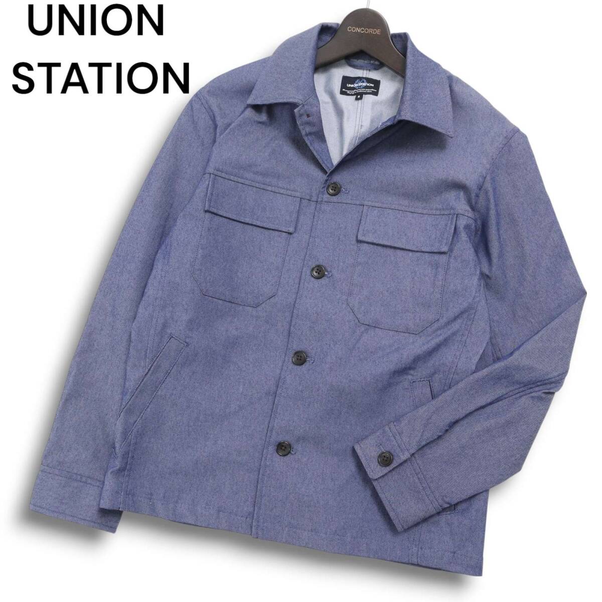 UNION STATION ユニオンステーション メンズビギ 通年★ CPO ワーク ジャケット Sz.S メンズ拍卖