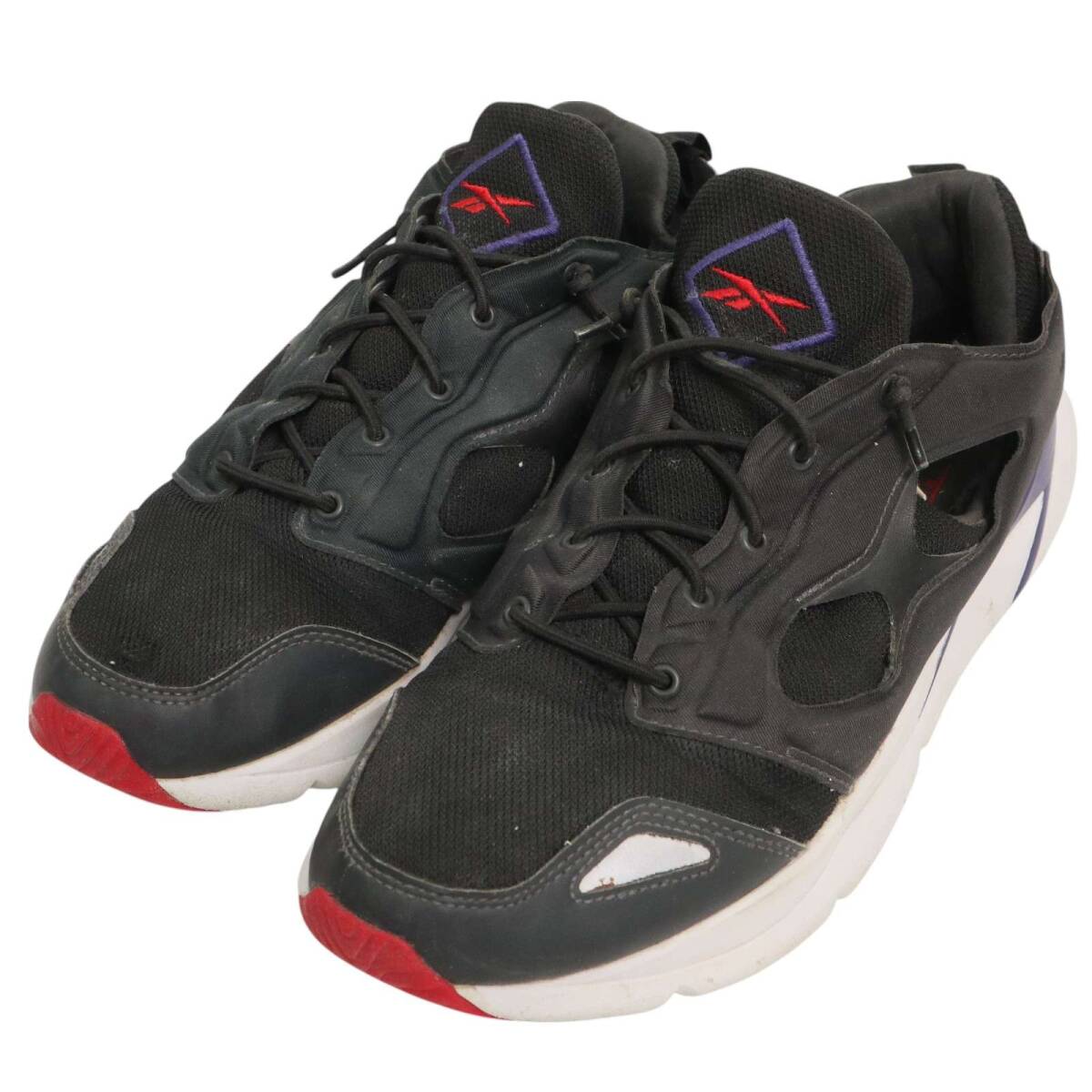 Reebok リーボック 春夏 722GY7179★ フューリーライト 95 スニーカー シューズ Sz.25.5cm メンズ 黒拍卖