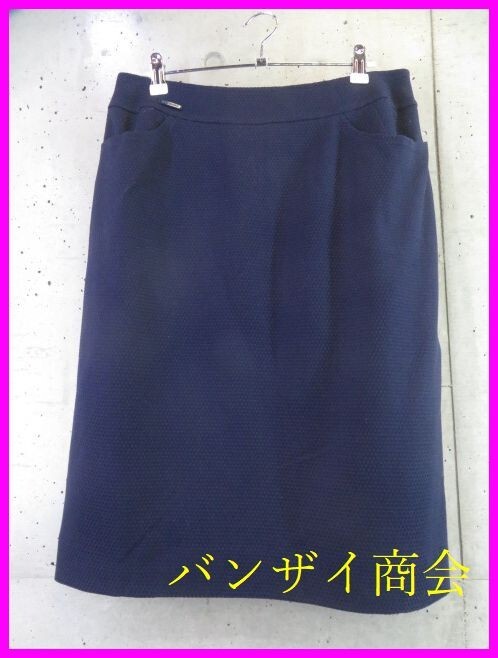 8070s22◆美品です◆76cm◆LEONARD レオナール ワッフル地 コットンスカート 76-99/パンツ/シャツブラウス/カットソージャケットワンピース拍卖