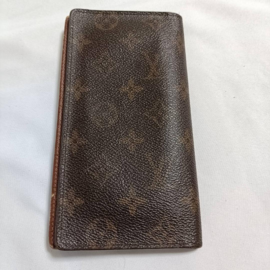 LOUIS VUITTON ルイヴィトン モノグラム 二つ折り 長財布 ブラウン拍卖