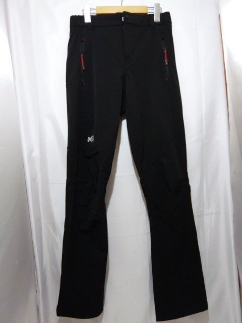 MILLET ミレー ストレッチパンツ アウトドア トレッキング サイズM ブラック ボトムス メンズ拍卖