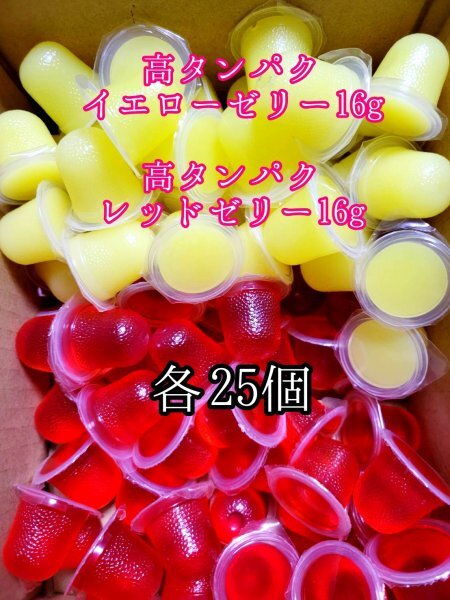 高タンパクイエローゼリー16g 高タンパクイレッドゼリー16g 各25個 クワガタ カブトムシ オオクワガタ フクロモモンガ クワカブ ー拍卖