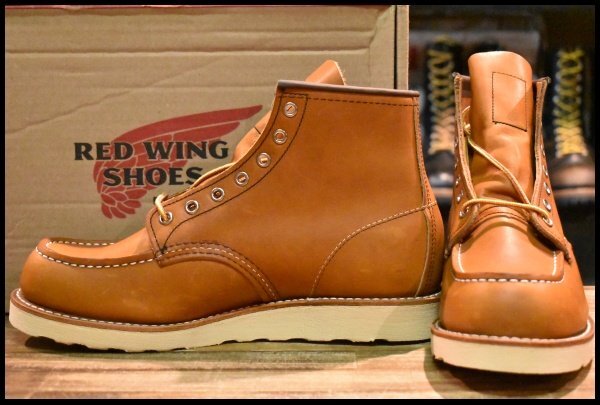 【9D 箱付 未使用 19年】レッドウィング 875 アイリッシュセッター 茶 オロレガシー モックトゥ レースアップ ブーツ redwing HOPESMORE拍卖