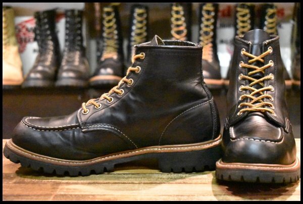【9.5E 良品 16年】レッドウィング 8176 ビブラム アイリッシュセッター 黒 ブラッククローム モックトゥ ブーツ redwing HOPESMORE拍卖