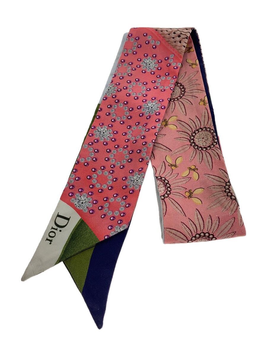 Christian Dior◆スカーフ/シルク/マルチカラー/レディース拍卖