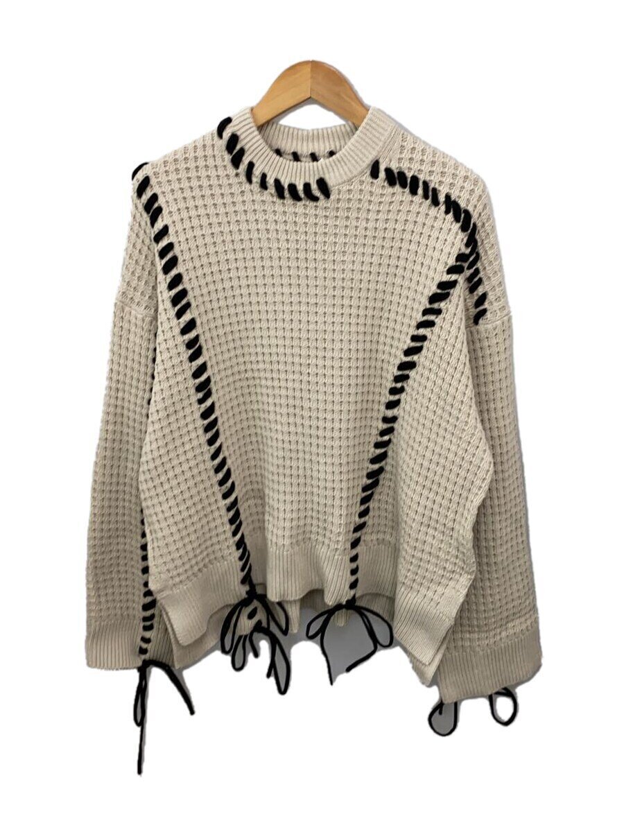 MAISON SPECIAL◆ニット・セーター(厚手)/1/コットン/GRY/11212361338拍卖