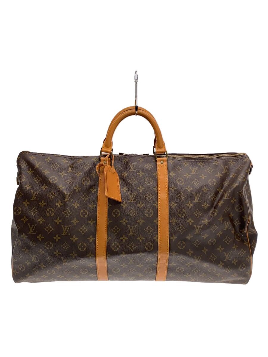 LOUIS VUITTON◆キーポル60_モノグラム・キャンバス_BRW/PVC/ブラウン/M41422拍卖