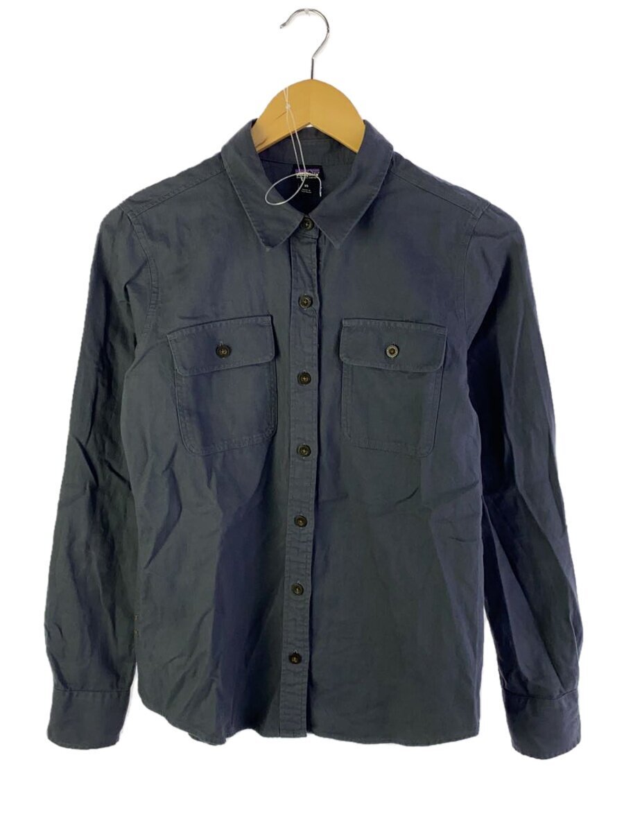 patagonia◆長袖シャツ/XS/コットン/GRY/無地/42405FA22拍卖