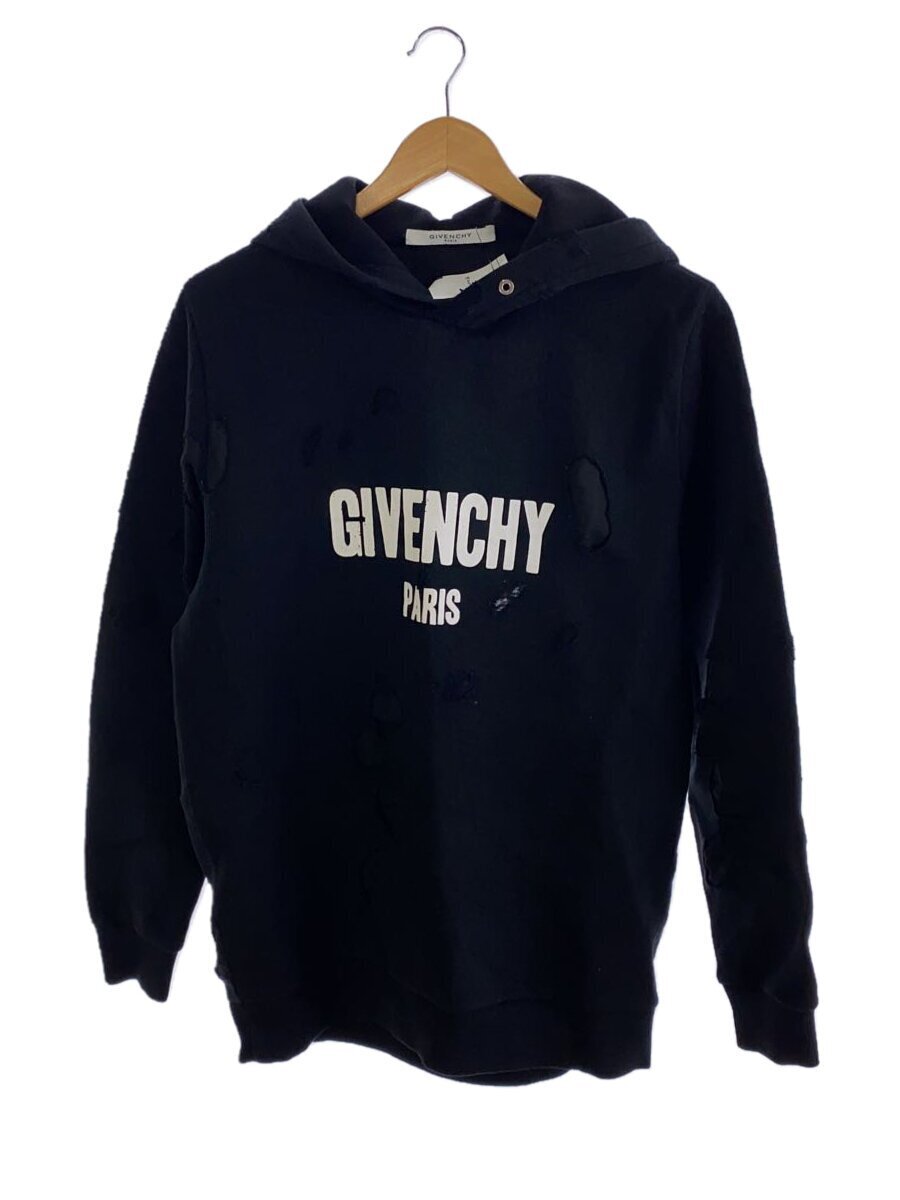 GIVENCHY◆パーカー/XS/コットン/BLK/プリント拍卖