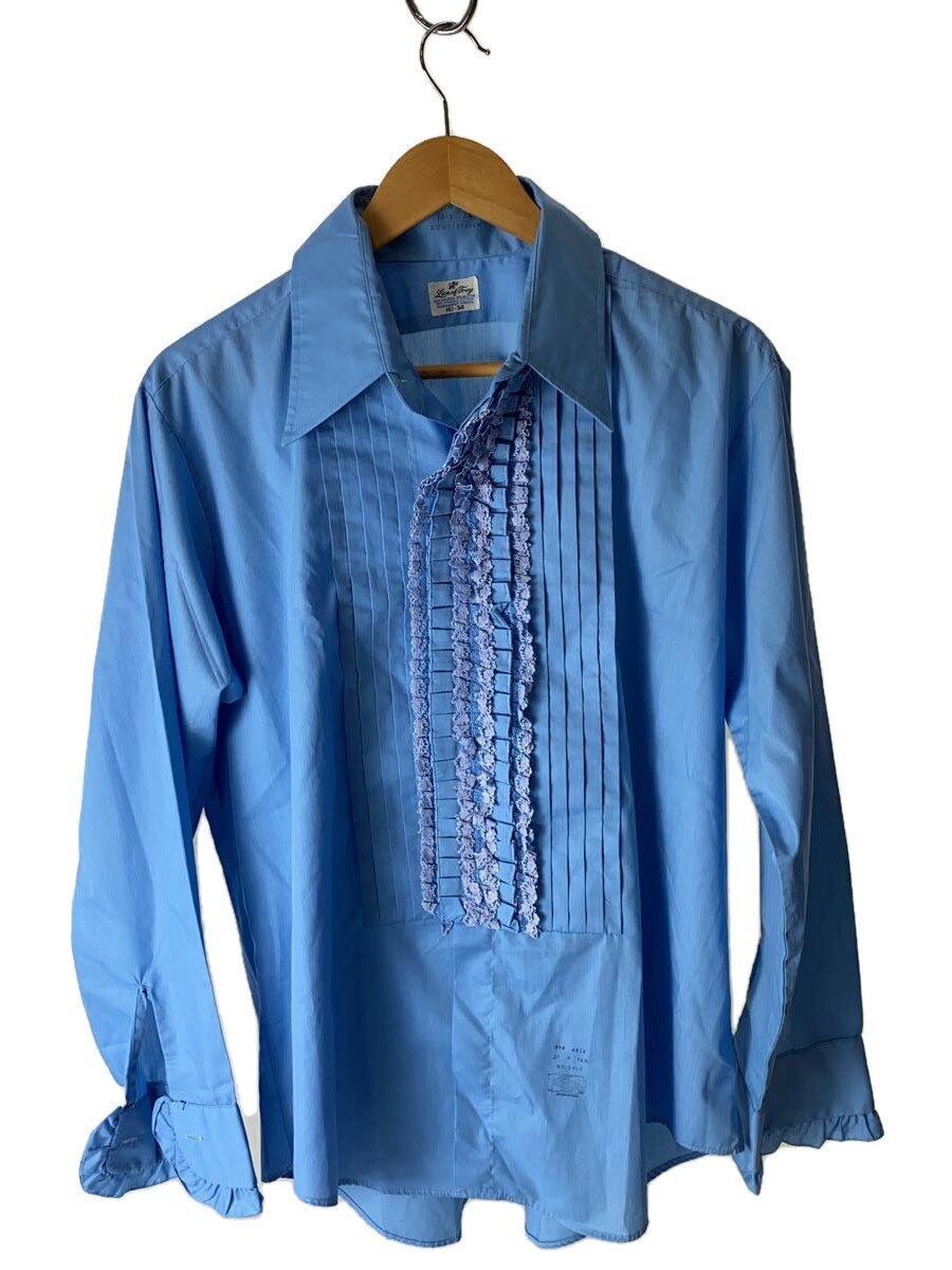 Lion of Troy/長袖シャツ/34/コットン/ブルー/フリル拍卖