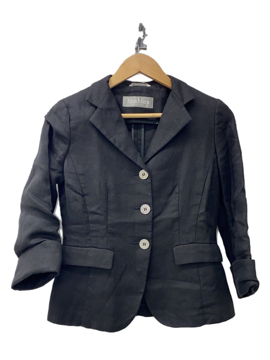 MAX MARA◆テーラードジャケット/40/-/BLK/42/101拍卖