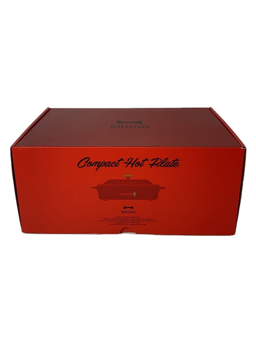 BRUNO◆コンパクトホットプレート・グリル鍋/BOE021/レッド拍卖
