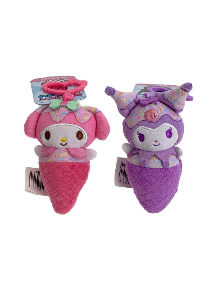 Sanrio◆マイメロ/クロミ クリップキーホルダー/アイスver 2体セット拍卖