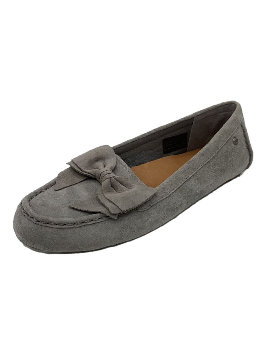 UGG australia◆フラットパンプス/24cm/GRY/スウェード/1010098拍卖