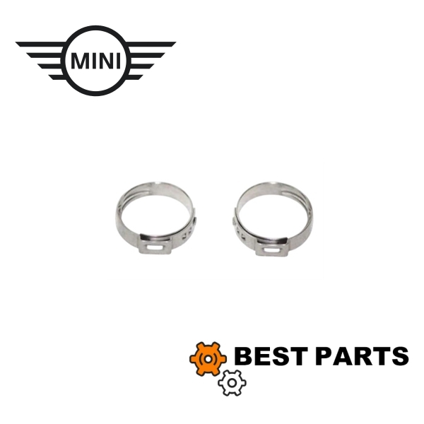 新品 BMW MINI パワステアリングホースクランプ 2個セット R50 52 53 32111131345 純正 ポスト投函拍卖