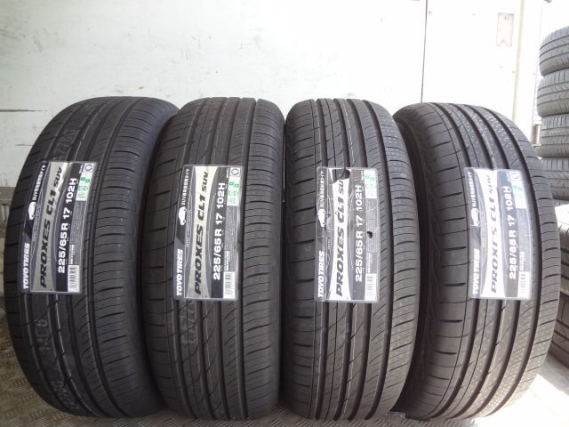 U★87 ◇ 新品 TOYO PROXES CL1 SUV 225/65R17 4本 2023年製 夏タイヤ №上右下拍卖