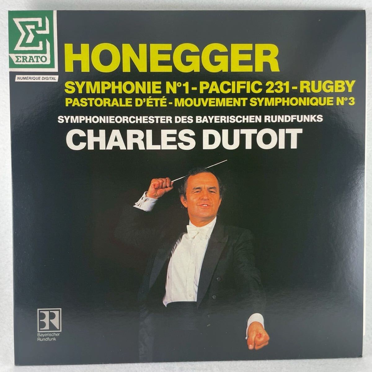 仏ERATO:NUM75254/シャルル・デュトワバイエルン放送交響楽団のオネゲル:交響曲第1番/パシフィック231/ラグビーほか/'85録音/E29拍卖