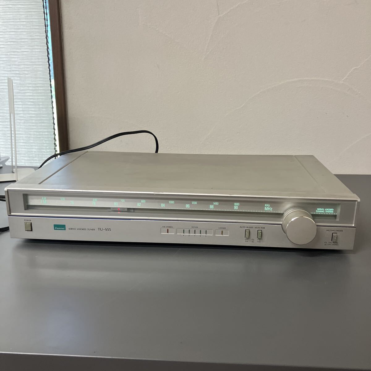 【通電確認済】Sansui サンスイ SERVO LOCKED TUNER チューナー TU-S55 拍卖