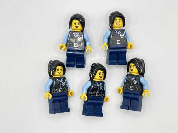 c107 レゴミニフィグ 5体セット 両面顔 新品未使用 LEGO社純正品 まとめて 大量 kg拍卖