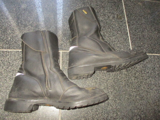 KUSHITANI クシタニ レーシング・ライディング・本革・レザーショートブーツ・シューズ 26.5cm 美中古 ジャケット拍卖