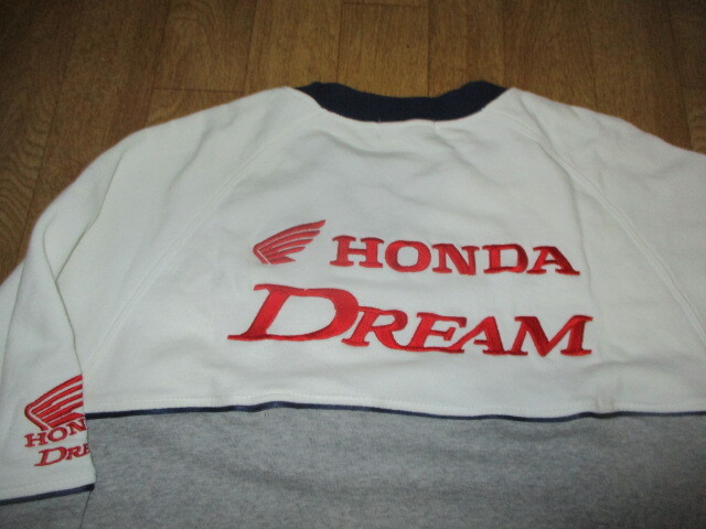 希少・Honda Dream・ホンダドリーム ワッペン付き・全刺繍ロゴ スウェット・トレーナー 美中古 サイズ不明(LL相当) ジャケット拍卖
