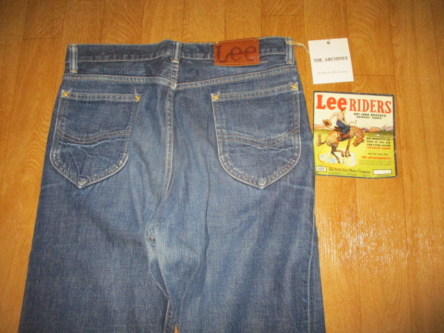 Lee・101B・ 大戦モデル・ARCHIVES ウェアハウス Wネーム デニムパンツ 美中古 サイズ32拍卖