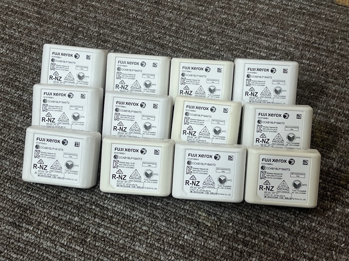 ●Fuji Xerox Wireless Lan Module 101K72690-I 富士ゼロックス ワイヤレスLanモジュール(CCAB18LP1840T2) 12個セット拍卖