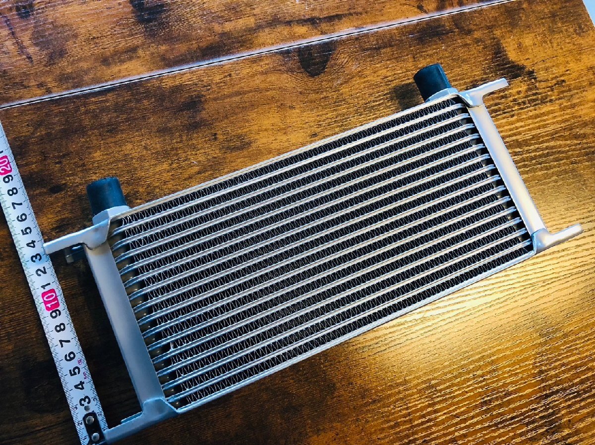 新品 汎用 AN8 オイルクーラー 16段 銀 コア単品拍卖