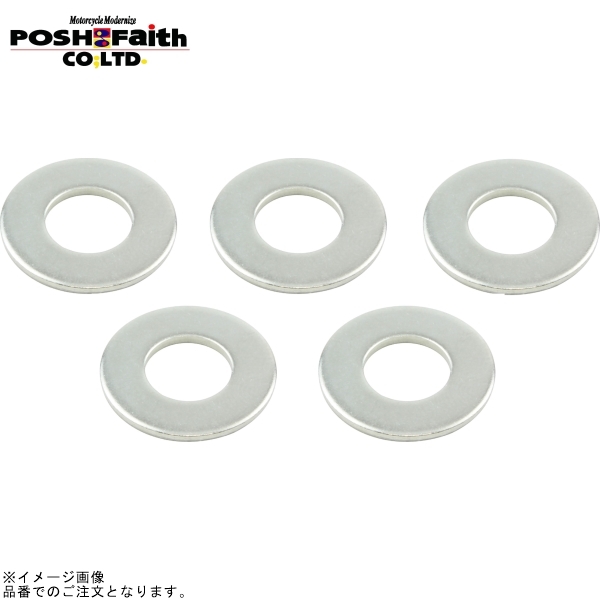 在庫あり POSH ポッシュ 900410-S1 平ワッシャーセット(ステンレス)5個入(M10)拍卖