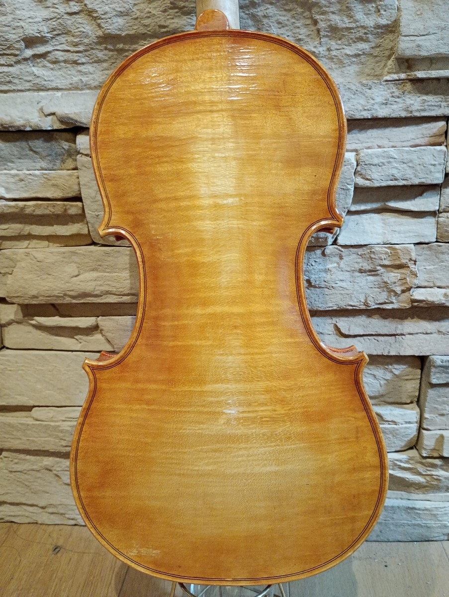 オールドバイオリン イタリア Scipione Troiano 1972 4/4 アンティーク 虎杢 アンティーク 音大 音楽教室拍卖