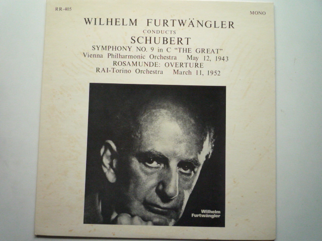 WH68 米Educational盤LP シューベルト/交響曲第9番、ロザムンデ序曲 フルトヴェングラー/ウィーンPO他拍卖