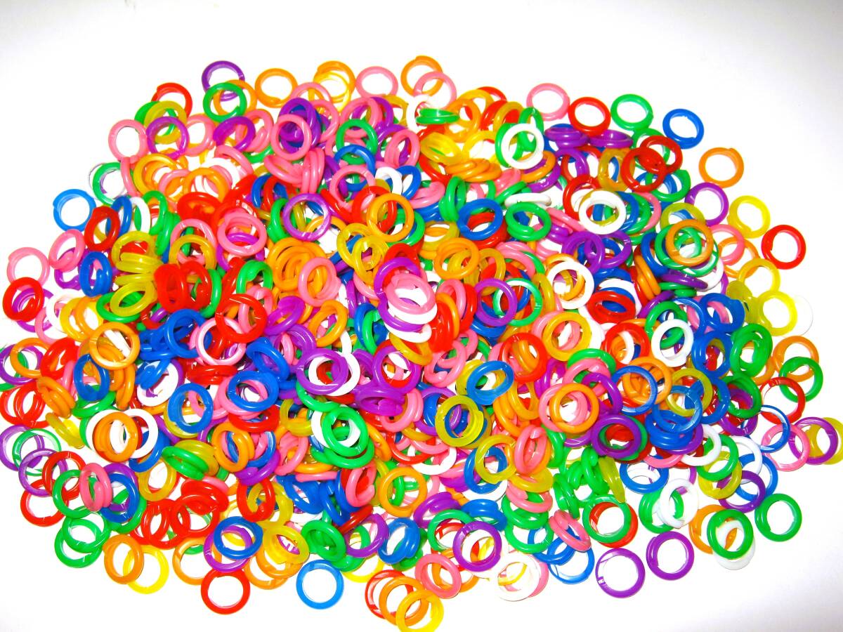 懐かし玩具【チェーリング 600個】チェーンリング チェンリング プラリング イベント 縁日 露店 子ども会 女の子 屋台 バザー 夏祭り拍卖