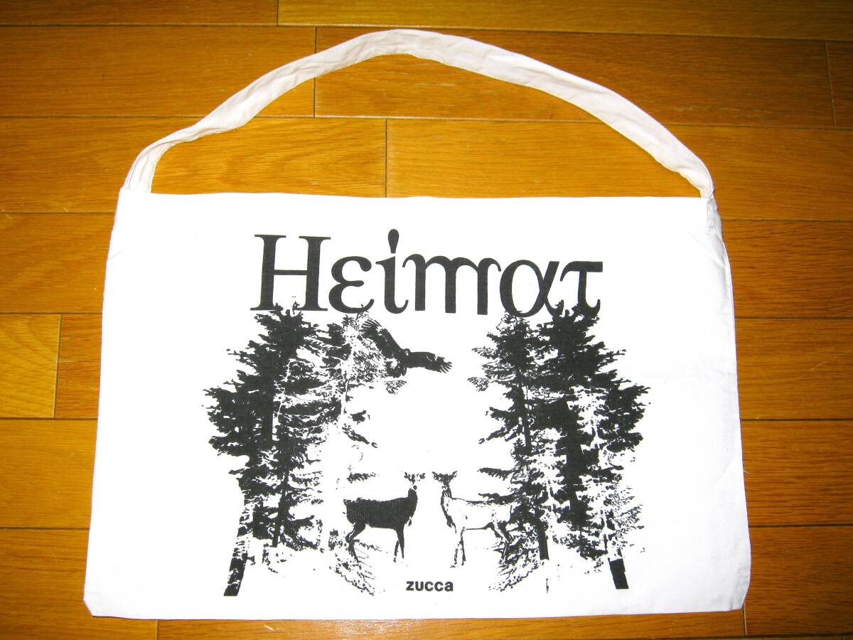 【ズッカ ワンショルダーバッグ zucca】モノトーン エコバッグ おしゃれ レディース メンズ お洒落 シンプル サコッシュ 肩掛け 自然 動物拍卖