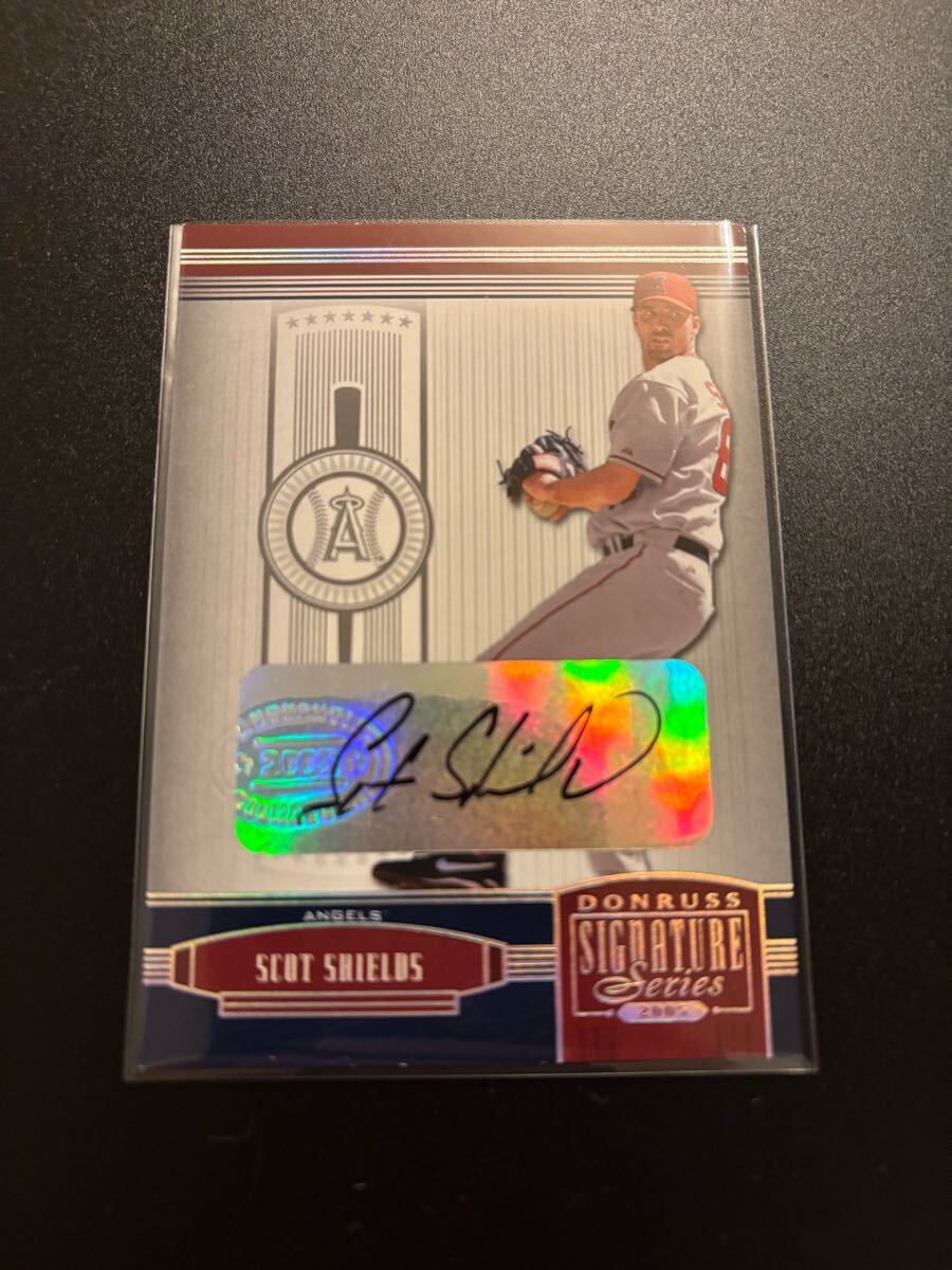 SHIELDS 直筆サインカード auto 検 Topps BOWMAN crome stadium BBM epoch signature autograph DUNRUSS angels エンゼルス拍卖