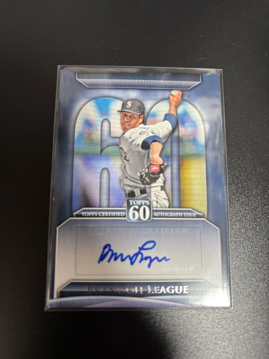LEAGUE 直筆サインカード auto 検 Topps BOWMAN crome stadium BBM epoch signature autograph DUNRUSS archives Mariners拍卖