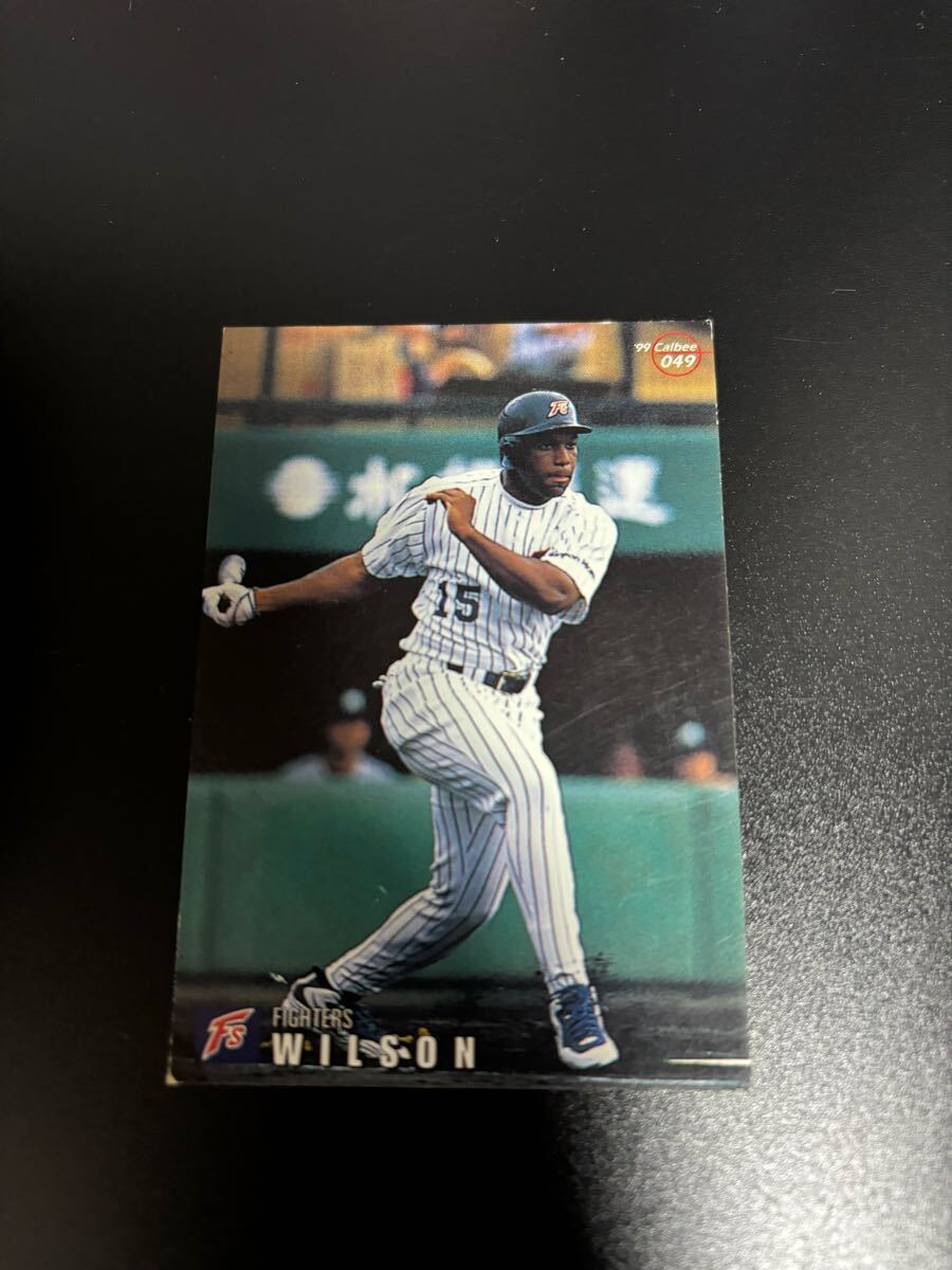 【20点までまとめて送料230円】ウィルソン 1999 プロ野球チップス カルビー 検 BBM epoch 1st title 日本ハムファイターズ 外国人拍卖