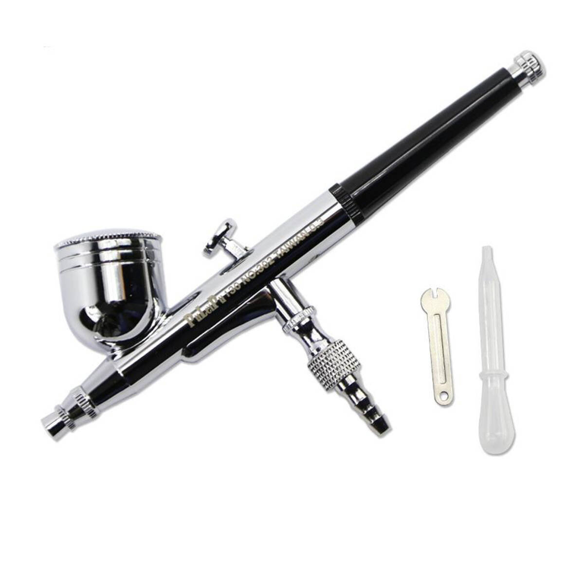 エアブラシ ハンドピース 塗装ガン スプレーガン 塗装 HD-130 エアブラシ 口径0.3mm ダブルアクション エアブラシ 7cc 重力式 ;J585;拍卖