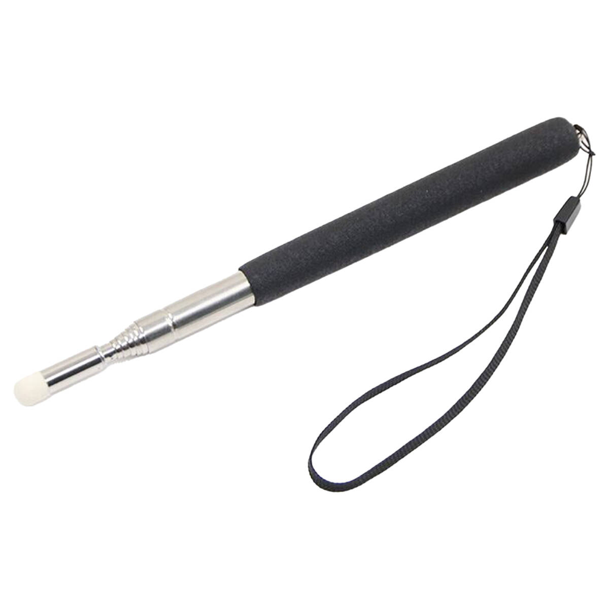 タッチスクリーン伸縮ペン ステンレス製教鞭 教育用フェルトヘッド LEDスクリーンタッチペン 伸縮指揮棒 タッチ教鞭ペン;J1823;拍卖