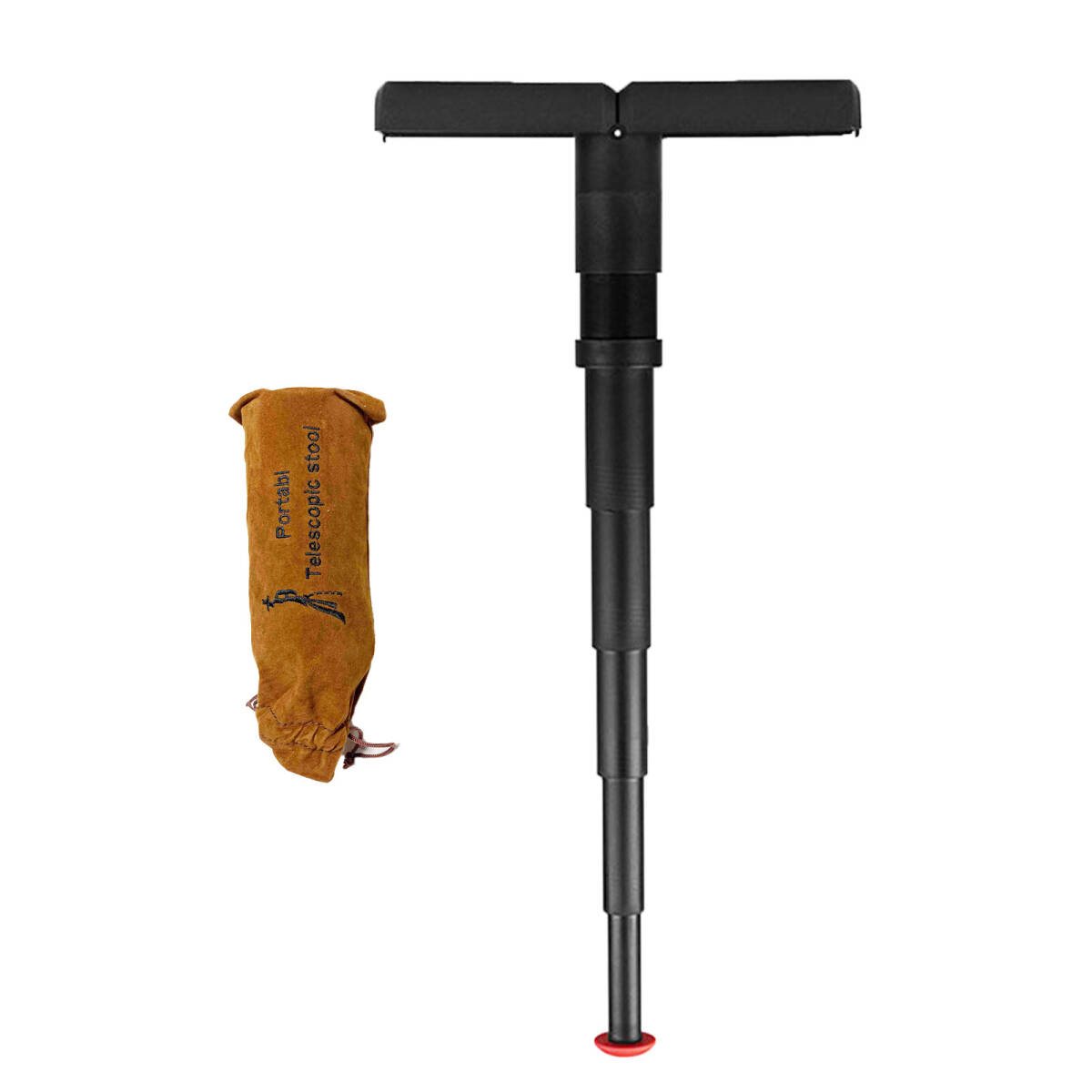 モバイルチェア ポケットイス スタンディングチェア 折りたたみ 伸縮式 軽量 持ち運び便利 行列待ち 男女兼用 アウトドア用品;J4021;拍卖