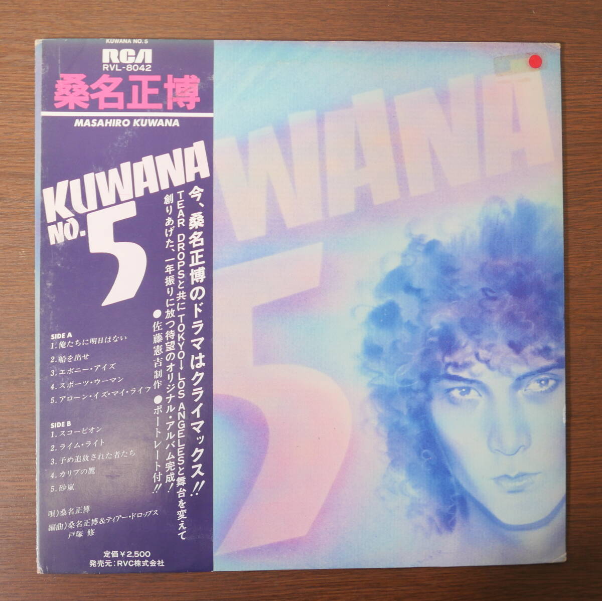 ★中古音楽レコード★1999年 桑名正博 KUWANA NO.5 LP盤拍卖
