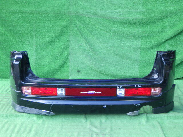 GK1 GK2 前期 中期 モビリオ スパイク純正リアバンパー無限MUGEN リア リヤ スポイラー エアロ ガーニッシュ付 バンパー 黒 71501-SEY-0000拍卖